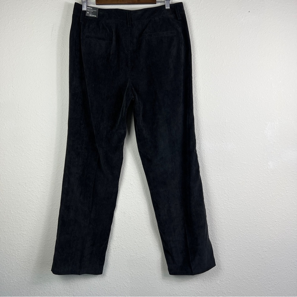 Zac and Rachel Black Stretch Corduroy Pants